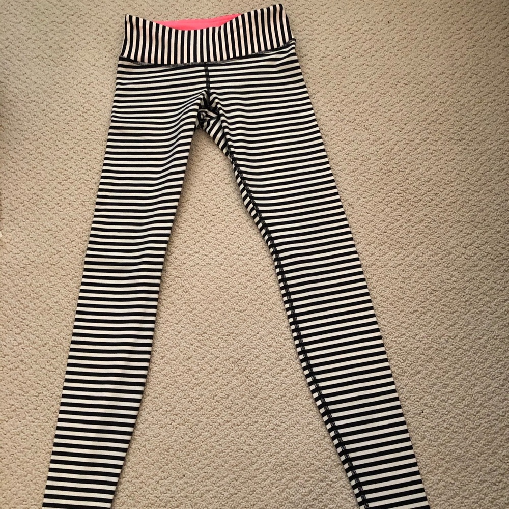 Lulu lemon striped leggings